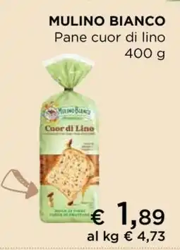 Coop MULINO BIANCO Pane Cuor di Lino offerta