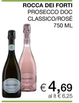 Coop ROCCA DEI FORTI PROSECCO DOC CLASSICO/ROSÈ offerta