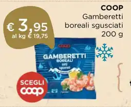 Coop COOP GAMBERETTI BOREALI SGUSCIATI offerta