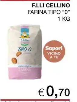 Coop F.LLI CELLINO FARINA TIPO “0” offerta