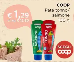 Coop COOP Paté tonno/salmone offerta