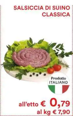 Coop Salsiccia di suino classica offerta