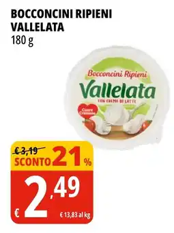 Tigros Bocconcini ripieni VALLELATA offerta