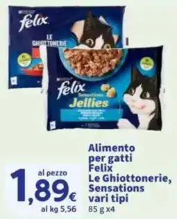 Sigma Alimento per gatti Felix Le Ghiottonerie, Sensations offerta