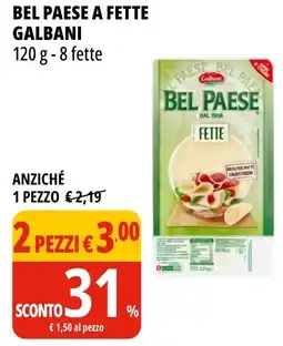 Tigros Bel paese a fette GALBANI offerta
