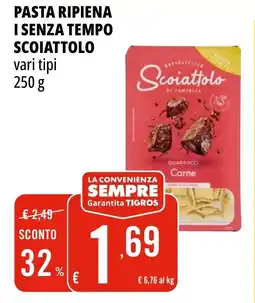 Tigros Pasta ripiena i senza tempo SCOIATTOLO offerta