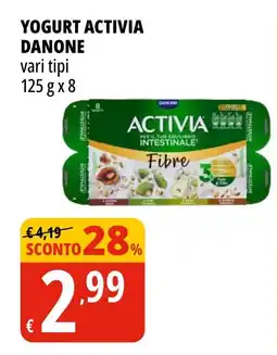 Tigros Yogurt activia danone offerta