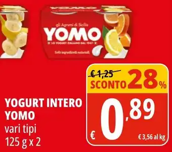 Tigros Yogurt intero YOMO offerta