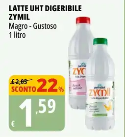 Tigros Latte uht digeribile ZYMIL offerta