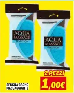 Orizzonte Aqua massage spugna bagno massaggiante offerta