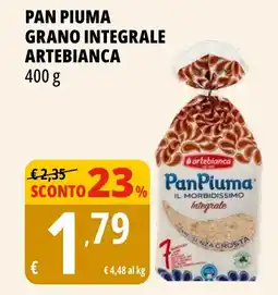 Tigros Pan piuma grano integrale ARTEBIANCA offerta
