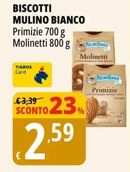 Tigros Biscotti mulino bianco offerta