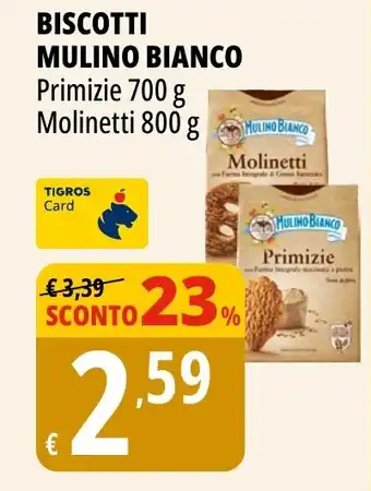 Tigros Biscotti MULINO BIANCO offerta
