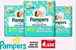 Orizzonte Pampers baby dry pannolino offerta