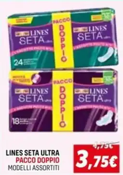 Orizzonte Lines seta ultra pacco doppio offerta