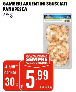 Tigros Gamberi argentini sgusciati panapesca offerta