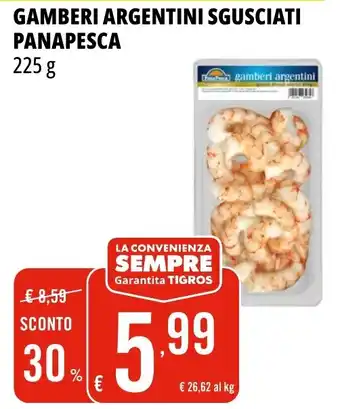 Tigros Gamberi argentini sgusciati PANAPESCA offerta