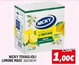 Orizzonte Nicky tovaglioli limone maxi offerta