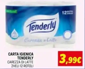 Orizzonte Carta igienica tenderly carezza di latte offerta