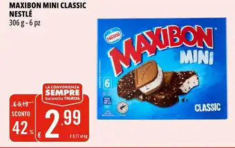 Tigros Maxibon mini classic NESTLÉ offerta