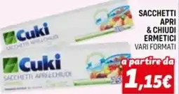 Orizzonte Sacchetti apri & chiudi ermetici offerta