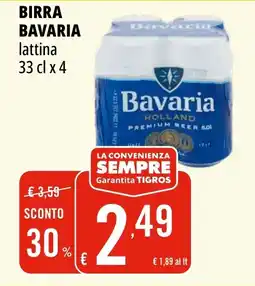 Tigros Birra bavaria offerta