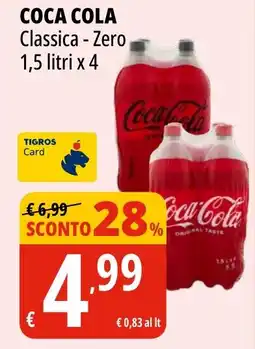 Tigros Coca cola offerta