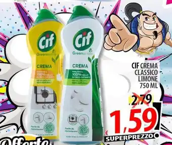 Il Genio Supermercato Cif crema classico limone offerta
