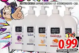 Il Genio Supermercato Neutro derma sapone liquido offerta