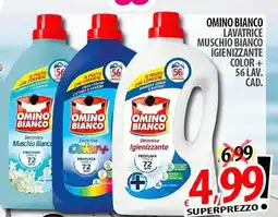 Il Genio Supermercato Omino bianco lavatrice muschio bianco igienizzante color+ offerta