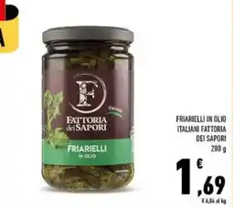 Conad Friarielli in olio italiani fattoria dei sapori offerta