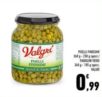 Piselli finissimi / fagiolini verdi