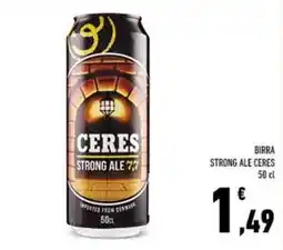 Conad Birra strong ale ceres offerta