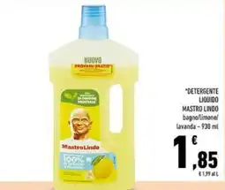 Conad Detergente liquido mastro lindo offerta