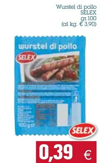 Emi Supermercati Wurstel di pollo offerta