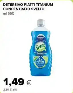 Oasi Detersivo piatti titanium concentrato SVELTO offerta