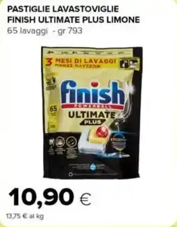 Oasi Pastiglie lavastoviglie finish ultimate plus limone offerta