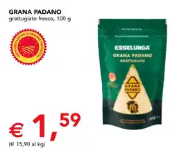 Esselunga Esselunga grana padano grattugiato fresco offerta