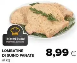 Oasi Lombatine di suino panate offerta
