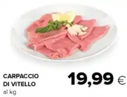 Oasi Carpaccio di vitello offerta