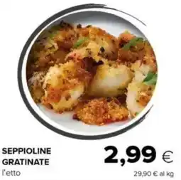 Oasi Seppioline gratinate offerta