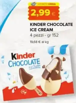 Oasi Kinder chocolate ice cream offerta