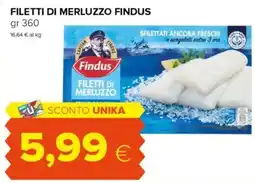 Oasi Filetti di merluzzo FINDUS offerta