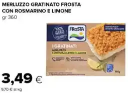 Oasi Merluzzo gratinato frosta con rosmarino e limone offerta