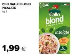 Oasi Riso gallo blond insalate offerta
