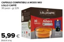 Oasi Capsule compatibili a modo mio LOLLO CAFFÈ offerta