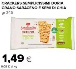 Oasi Crackers semplicissimi doria grano saraceno e semi di chia offerta