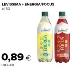 Oasi Levissima + energia/focus offerta