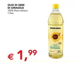 Esselunga Esselunga olio di semi di girasole offerta