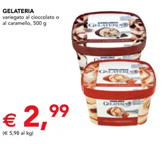 Esselunga gelateria variegato al cioccolato o al caramello